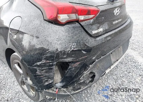 2019 Hyundai Veloster 2.0 из США, поврежденный, VIN KMHTG6AF3KU011242